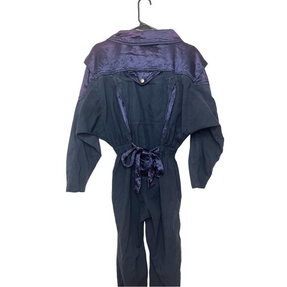 RARE VINTAGE Victor Obadidono Paris Jumpsuit Coveralls 100% Cotton Size Small - Picture 7 of 14